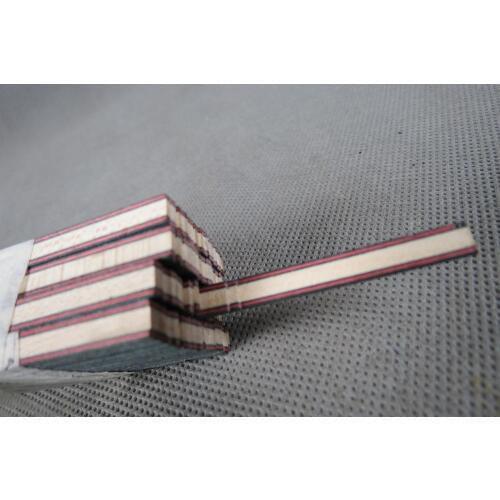 100STRIP LUTHIER FIGURED BINDING C-11,Measures 6mm x 1.2mm thick and 640mm long