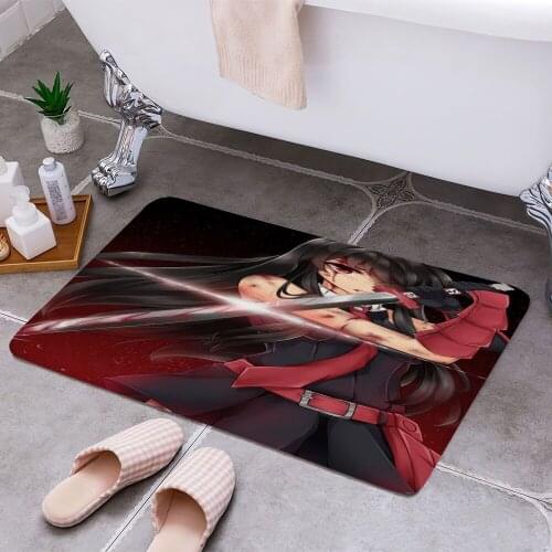 Akame Ga Kill Anti-slip Doormat Vacuuming Water Absorbing Kitchen Bedroon Bath Floor Mats Home Entrance Home Decora