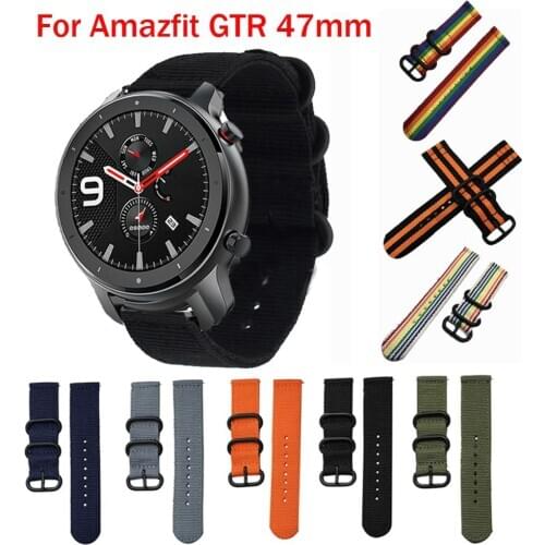 Replacement For Huami GTR Watch Strap For Xiaomi Amazfit gtr 47mm Smart Watch Band Bracelet For Amazfit Stratos Pace Accessories