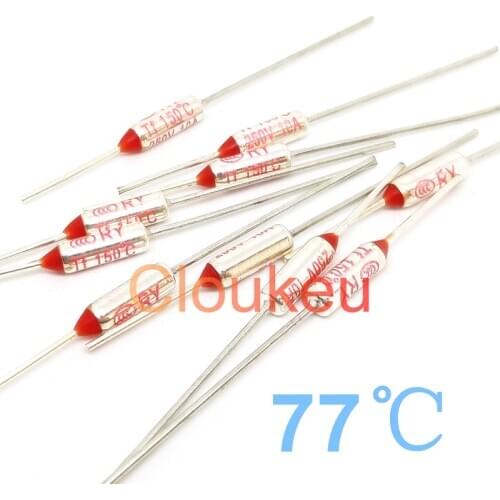 RY Tf 77C 250V10A Metal temperature fuse 77 Centigrade