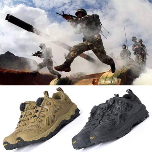 Tactical Milnew Itary Combat Boots Outdoo Rbreathable Male Quick Reaction Boots Lacing System Snow Hiking Combat Tatico Shoes