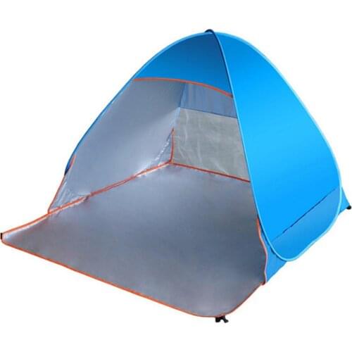 Outdoor Beach Tent 2021 New Style Pop-up Open Camping Fishing Tent Portable Waterproof UV-protective Tent Shelter