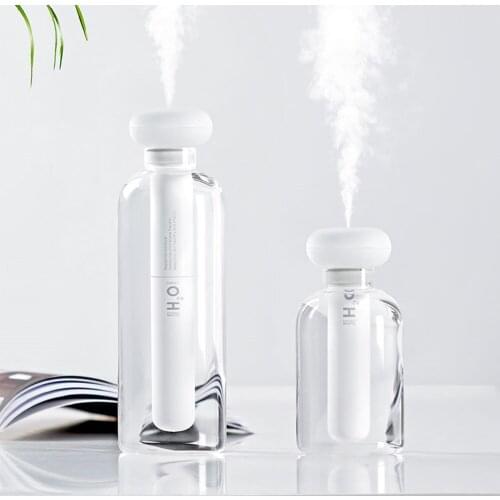 USB Portable Air Humidifier Aroma Diffuser Silent Mini Sprayer Cool Mist Maker with Colorful Light for Home Office Car