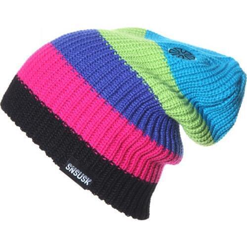 Winter gorros Brand SNSUSK Snowboard Winter Ski hat skating lot caps skullies and beanies for men women Hip Hop caps