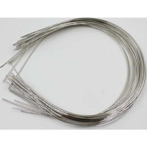 100pcs 1.2mm metal headband Wear The Beads Hair Band Hairwear Base Setting No Teeth DIY Hair Accessories