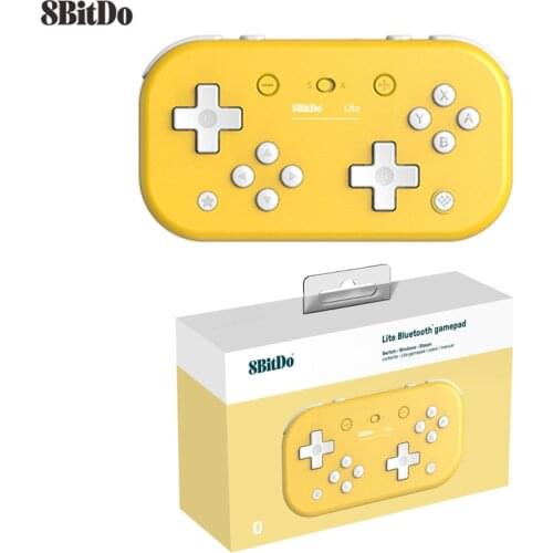 8BitDo Lite Wireless Bluetooth-compatible Game Controller Gamepad for Nintend Switch Lite Nintend Switch Windows 2 Colors