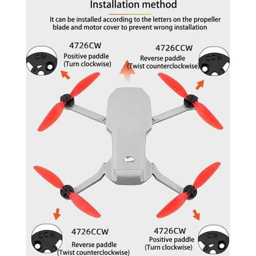 Quick Release Propeller Blade Color Paddle for MAVIC MINI Drone Accessories