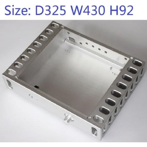 D325 W430 H92 DAC Amplifier Case Aluminum Chassis Power Supply DIY Case WA45 all aluminum luxury power amplifier case