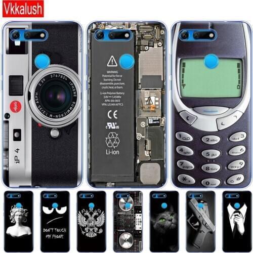 Case For Huawei Honor View 20 V20 Case TPU Funda Soft Silicon Cover For Honor V20 Capa Cute Animal Pattern Silicon Phone Shell