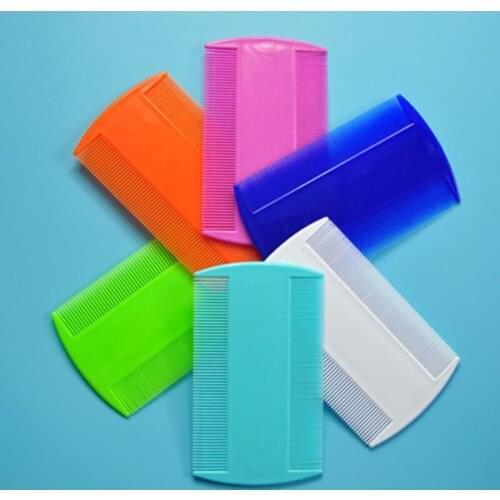 5PC Pet Flea Comb Double-sided Dense-toothed Double-row Flea Comb Remove Pet Hair Removal Comb Clean Lice Combs