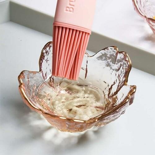 Creative Hammer Pattern Cherry Blossom Соусные Nодки Glass Flavor Sauce Small Vinegar Oil Hot Pot Dipping Dish Seasoning Bowl