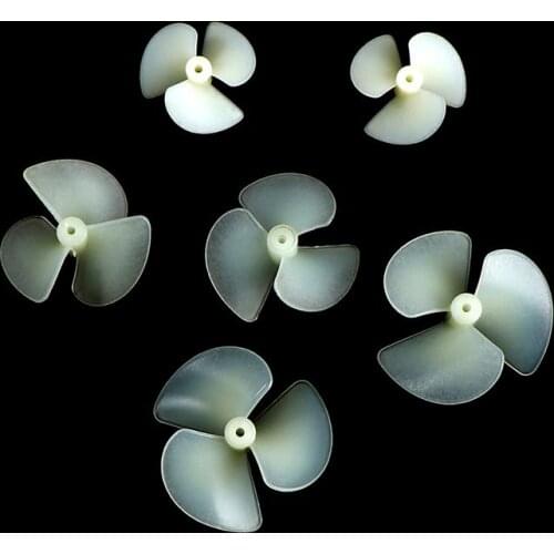 RC Boat DIY Hard Nylon 3Blade Boat Propeller 28mm 36mm 42mm CW CCW 2mm Shaft