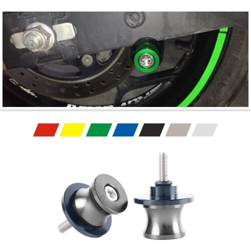 Motorcycle Swingarm Spools for 10mm Kawasaki Ninja250 Ninja300 Z250 Z300 Z250SL Z800 13-17 ZX-10R 04-10 ZX-6R 98-11