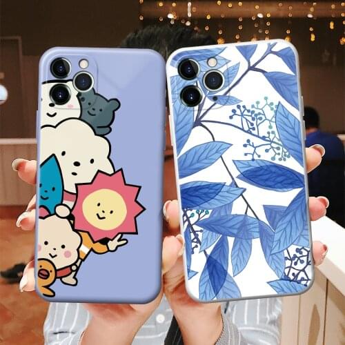 Soft Silicon Case For iPhone 11 Pro Max Case Lens Protection Funda iPhone 12 13 Pro Max X XR XS 7 8 Plus SE 2020 12 Mini Cover
