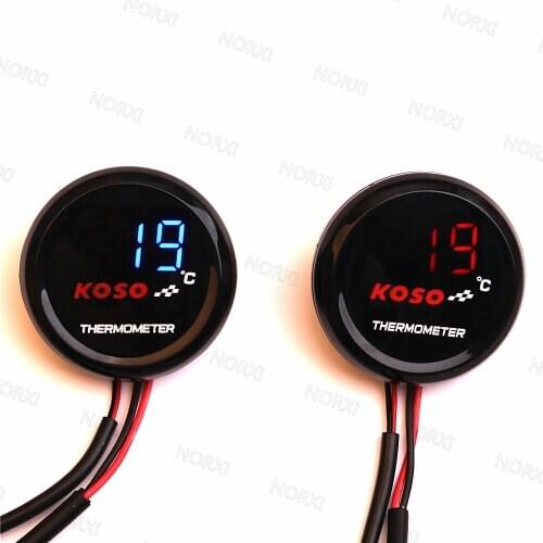 Racing Motorcycle New Round KOSO Temperature with Sensor Head Plug Temperature Table Special Sensor Plug Water Temp Adapter 18mm