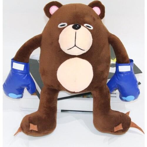 Anime Jujutsu Kaisen Plush Dolls Gojo Satoru Theme Cute Bear Soft Stuffed Pillow Puppet Toy Plush Stuffed Toy Gift