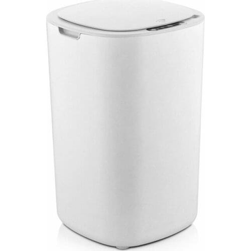 12L Full Smart Sensor Trash Can Flip Trash Can Simple Toilet Kitchen Garbage Storage Waste Paper Basket Bathroom Accessories Hot