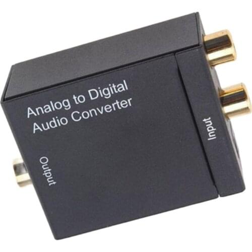 Analog to Digital Signal Audio Sound Adapter ADC Converter Optical Coaxial RCA Toslink SPDIF Adaptor TV digital signal converter