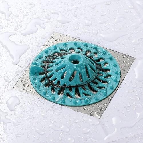 1pcs Kitchen Rubber Bath Tub Sink Floor Drain Plug Bath Sink Strainer Drain Hair Catcher Bath Stopper Plug Sink Strainer Filter