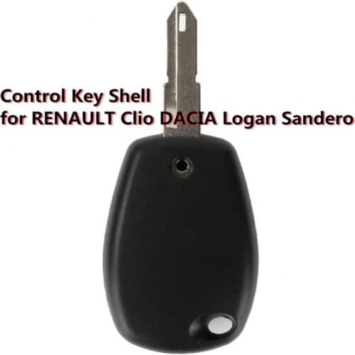 Remote Key Shell for RENAULT Clio DACIA Logan Sandero Keyless Entry Key Fob Case Replacement 2 Bin 350B