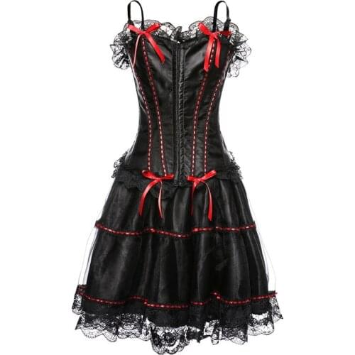 Adjustable Shoulder Strap Fun Suit Performance Suit Court Corset Sexy Lingeries Toning Suit Voluptuous Skirt
