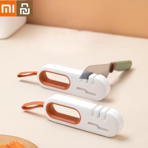 XIAOMI YOUPIN Knife Sharpener Multifunctional 4 in 1 Sharpener Household Kitchen Tool Hanging Sharpener Sharpening Stone