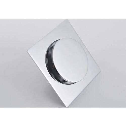 1pc Floor Drain Cover Colander Shower Waste Drainer Full Brass Bathroom Push Down Pop-Up Floor Drains Bathroom Accessories