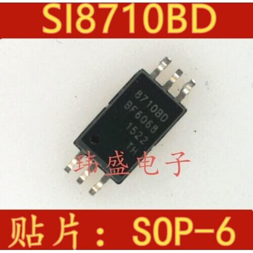 10pcs SI8710BD 8710BD SOP-6