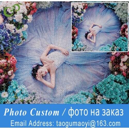 120/300pcs/500/1000pcs Photo Custom Wooden Personalized Jigsaw Puzzle Picture DIY Toys for Adults Decoration Collectiable GYH