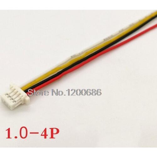 SH1.0 4Pin Male Plug Connector With Wire Cable 8cm