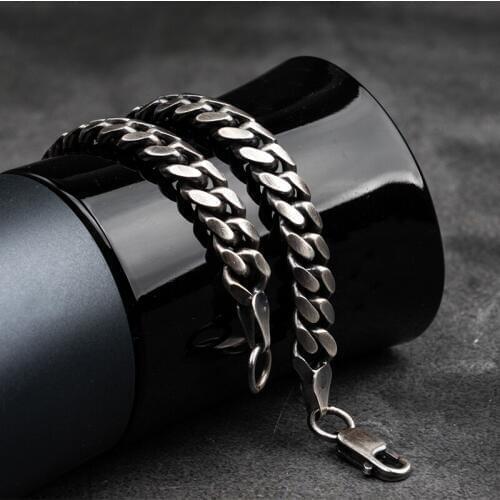 925 Silver bracelet for men vintage fashion Jewelry Thai Silver High quality brief