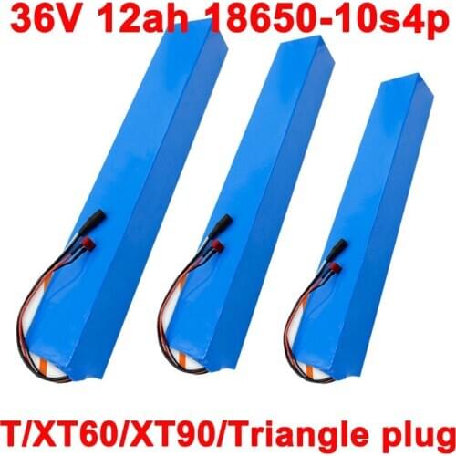 VariCore 36V 12AH Ebike battery pack 10strings 20A BMS 30A 18650 lithium batteries For Electric bike Electric scooter