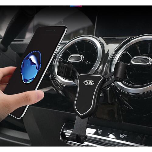For Mercedes-Benz A Class W177 2019-2021 CLA C118 2019 2020 Car Console Air Vent Mount Cradle Smartphone Holder Phone Bracket