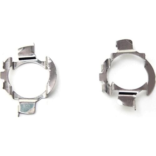 ALLOYSEED 2pcs H7 Car Lighting Holders Lamp Adapter base LED Headlight Bulb Holders Adapters Socket for Benz BMW Audi VW