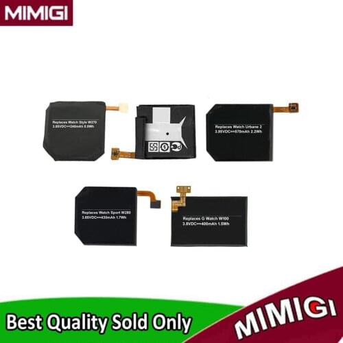 Battery For LG Watch BL-S1 W100 W100KT BL-S3 R W110 W150 BL-S6 Urbane 2 W200 BL-S7 W280 W280A BL-S8 W270 BL-S2/S4/S5/S9/S10