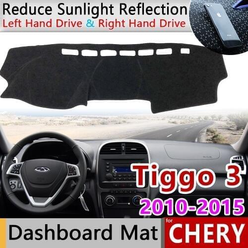 For Chery Tiggo 3 2010 2011 2012 2013 2014 2015 Anti-Slip Mat Dashboard Cover Pad Sunshade Dashmat Protect Carpet Accessories
