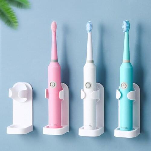 Electric toothbrush holder wall-mounted dental storage shelf bathroom wall-mounted non-punch rack