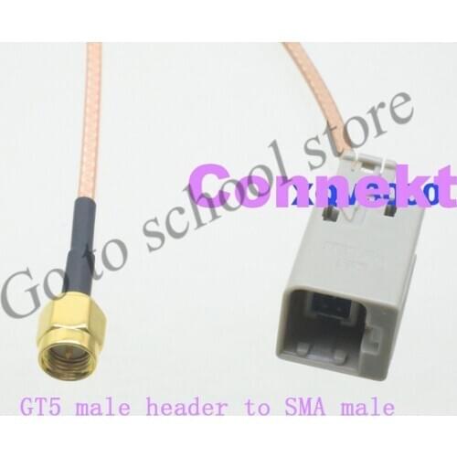 GT5 Square Head Base to SMA Interface Connector GPS Antenna Adapter Cable Antenna Cable