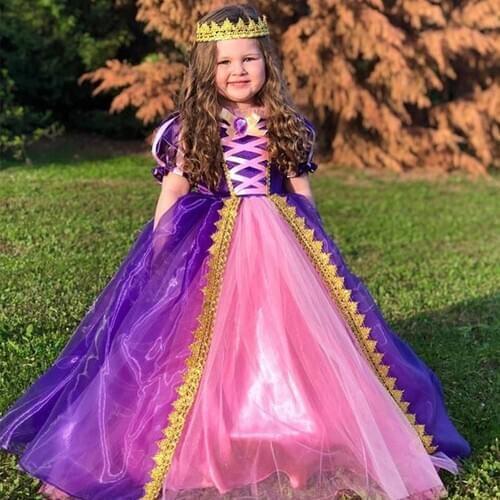 Costumer Aunt Rapunzel Costume The Tarlatanl Crown Cape 3-4-5-6-7-8-9-10-mourning to message at