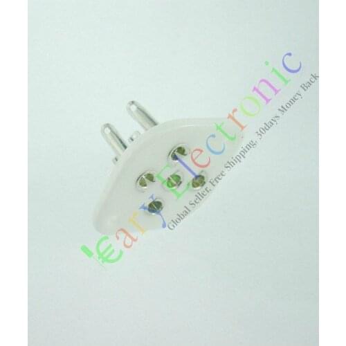 Wholesale and retail 8PCS 5 PIN ceramics SHUGUANG VACCUM TUBE SOCKET SAVER AUDIO tube amp DIY parts free shipping