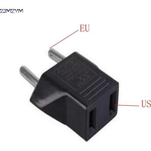 Travel Converter Adapter US to EU Adapter Converter Changeover Plug Conversion plug 2 Pin AC Power Plug Adaptor Connector