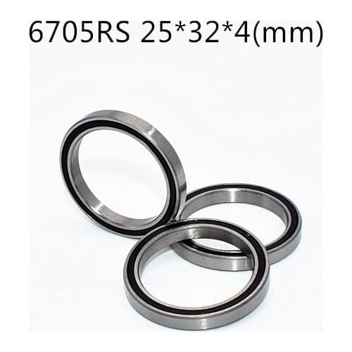 6705RS 25*32*4(mm) 1piece free shipping bearing ABEC-5 6705 chrome steel bearing metal sealed bearing Thin wall bearing