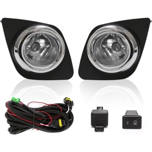 Fog Light For Toyota RAV4 2009 2010 2011 2012 Halogen LED Headlights Car Chrome Fog Lamp Accessories Car Products