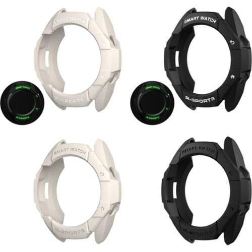 28EA Dust-proof TPU Watch Cover Protector Bumper Case for -Galaxy Watch 3 41mm Smart Watch