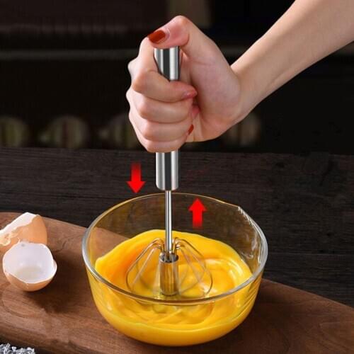Manual Stainless Steel Egg Mixer Stirring Balloon Whisk Egg Beater Kitchen Baking Utensil Cream Butter Whisk Baking Tools 7z