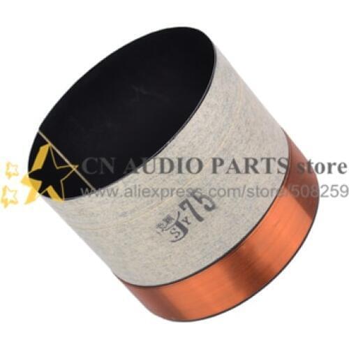 1 piece ID: 75 mm 2 15/16" stents:black aluminous 8 ohm woofer bass loudspeaker speaker voice coil
