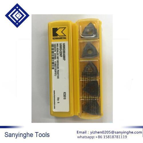 WNMG080404FP/WNMG080408MP KC5010 cnc carbide turning inserts cnc blade cutting tool (5 pcs/lots)