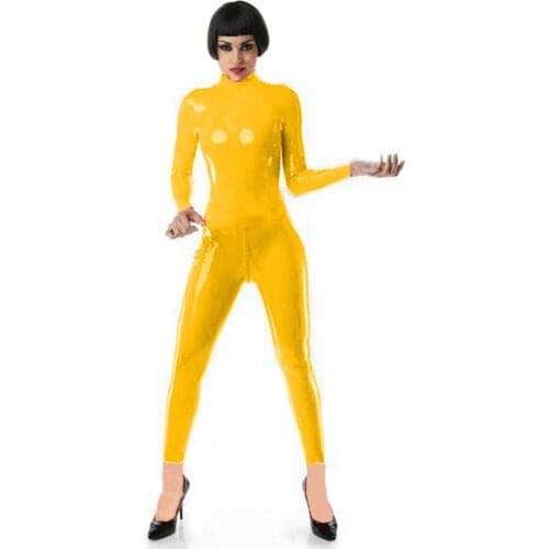 7 Colors Women Tight Fitting Catsuit Zipper Open Crotch Full Bodysuit Halloween Cat Cosplay Costume Sexy Fancy Dress