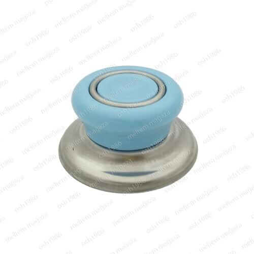 1 PCS Universal Replacement Cookware Kitchen Accessory Knob Screw Handle Pan Hand Grip Handle Cover Light Blue HT-TT0002-9