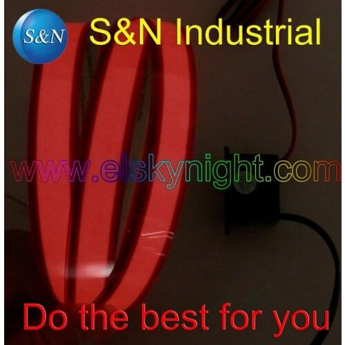 12VDC Red 1X100CM el tape el wire el strip for car,house,party,dispaly,holiday,fest and model decoration free shipping